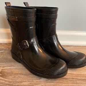 Coach Rain Boots, Size 7